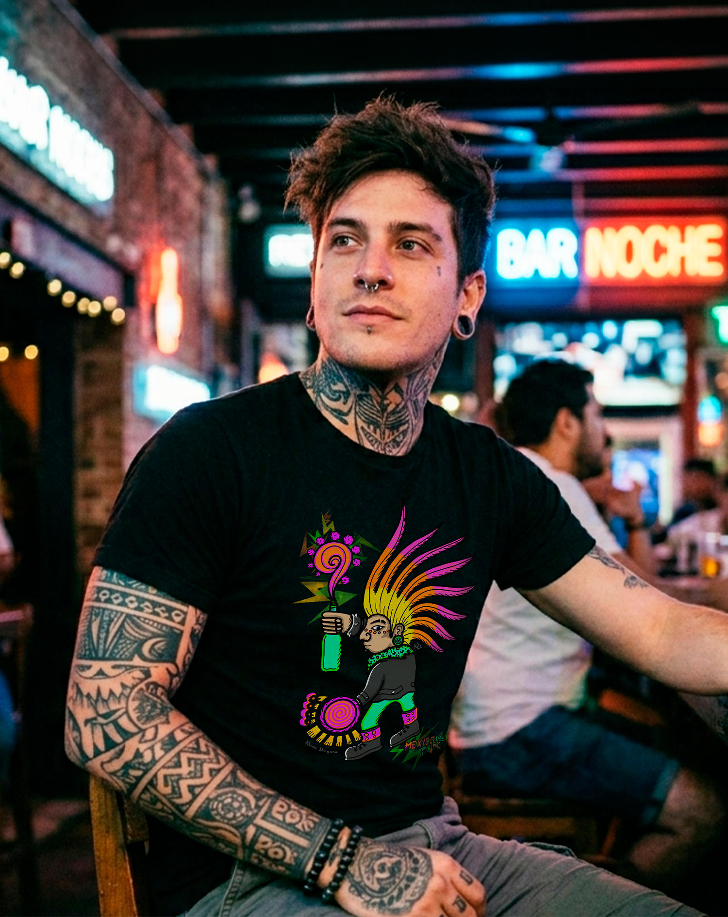 México Punk NUNA NINGUNA - Camiseta - KAMI