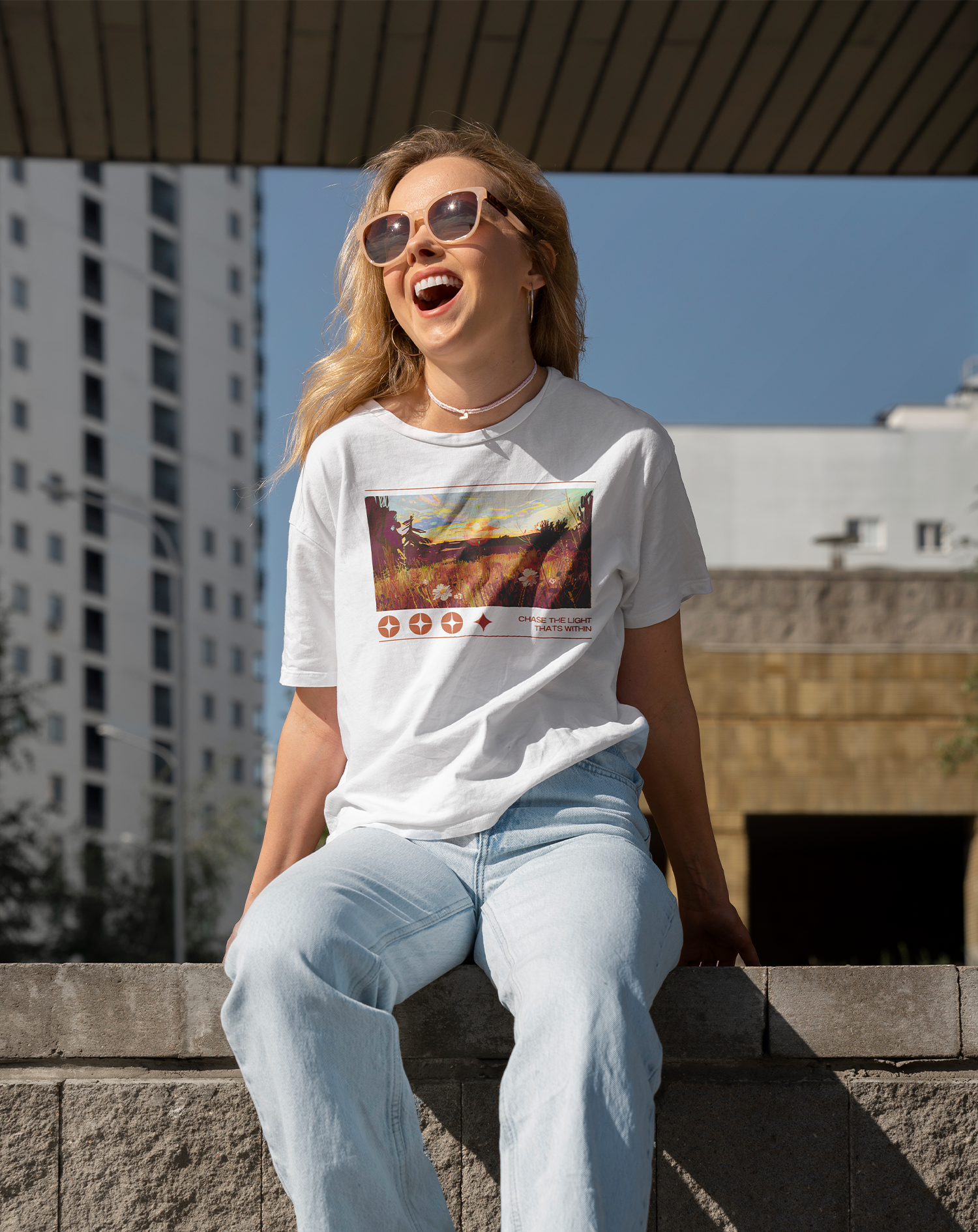 Puesta de Sol en Verano ALBACOVE - Camiseta - KAMI