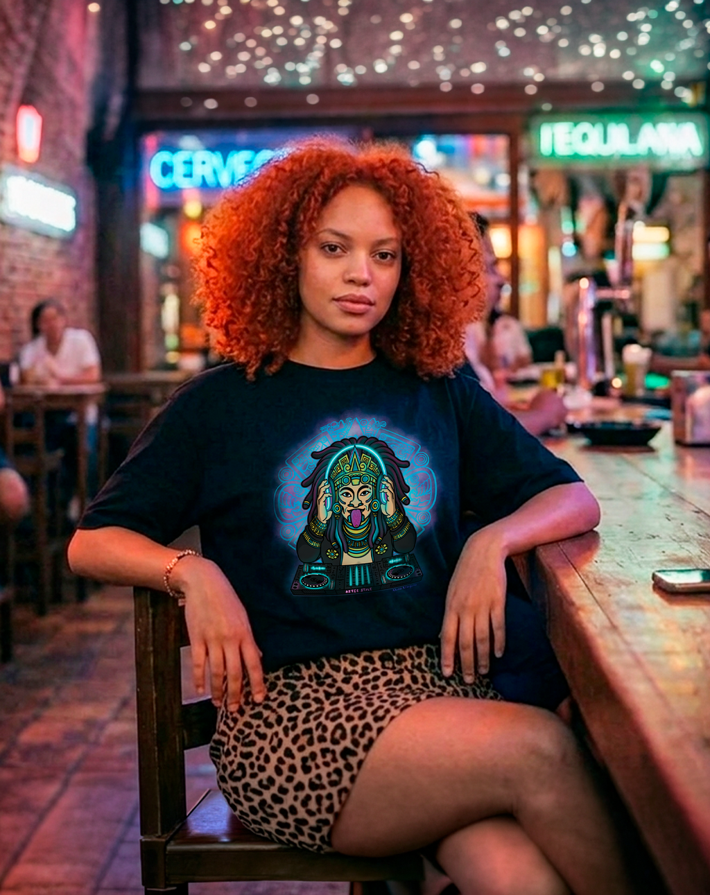 Aztec Style NUNA NINGUNA - Camiseta - KAMI