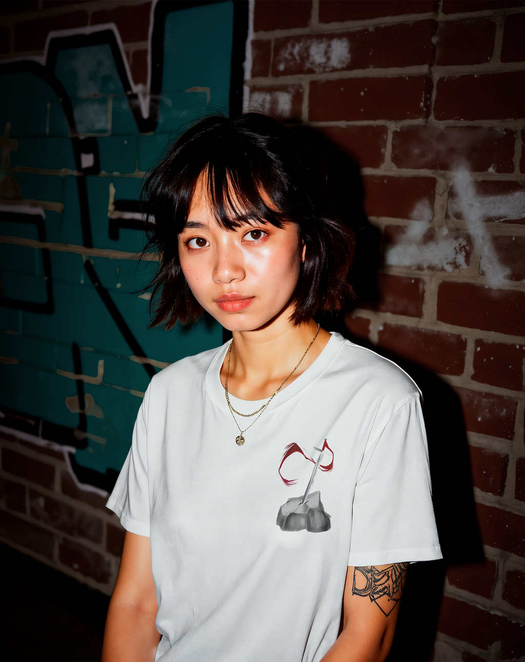 The Crimson Knight and The Knight's Sword VOIDNOIRE - Camiseta - KAMI