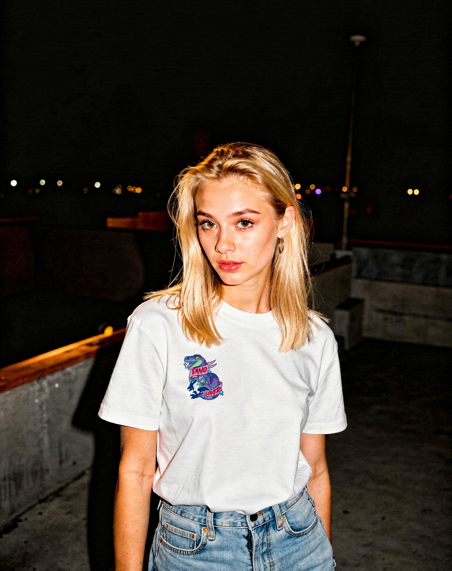 Dino lover TAUTUAJE - Camiseta - KAMI