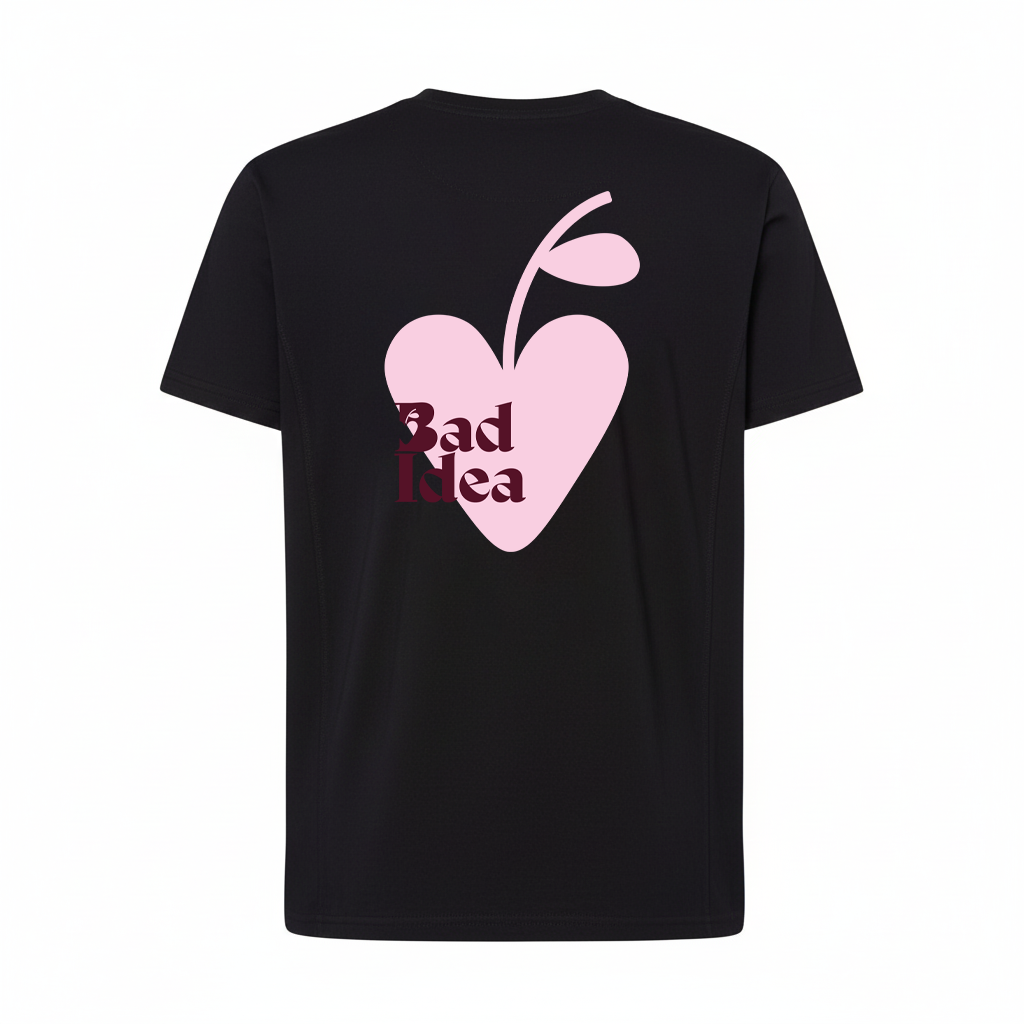 Pink Heart BAD IDEA - Camiseta