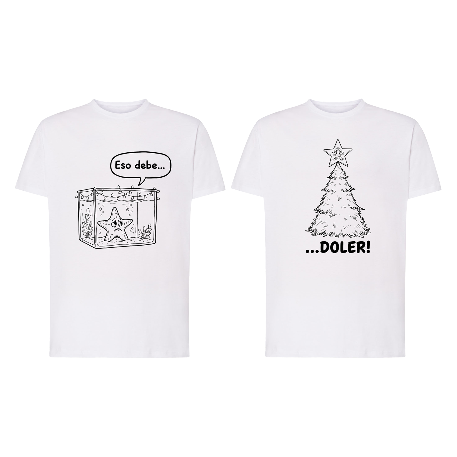 ESO DEBE DE DOLER (2 camisetas) - Kami Designs - KAMI