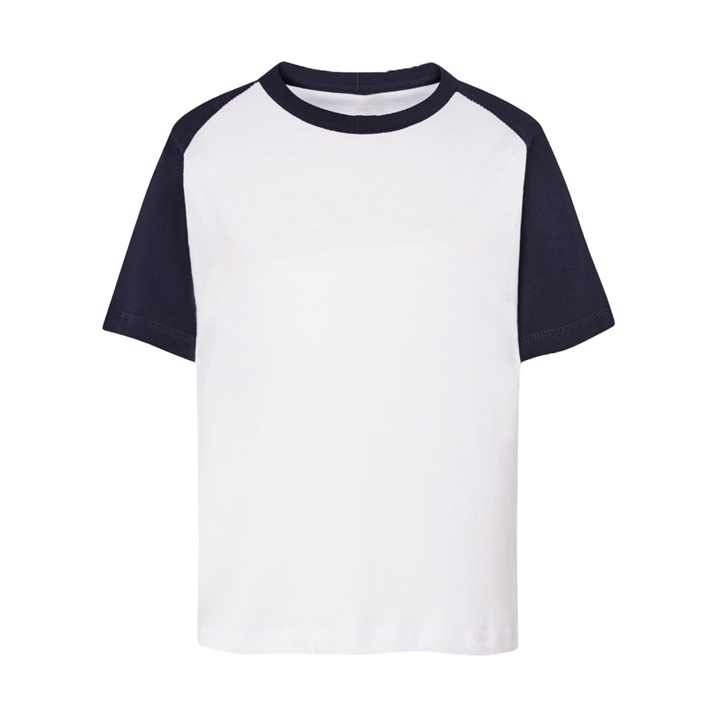 Camiseta Bicolor Manga Corta Niño 185 g/m² - Personalizable - KAMI