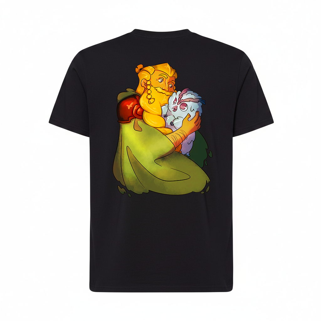 Yanim and the little owlbear Aiirinaz - Camiseta