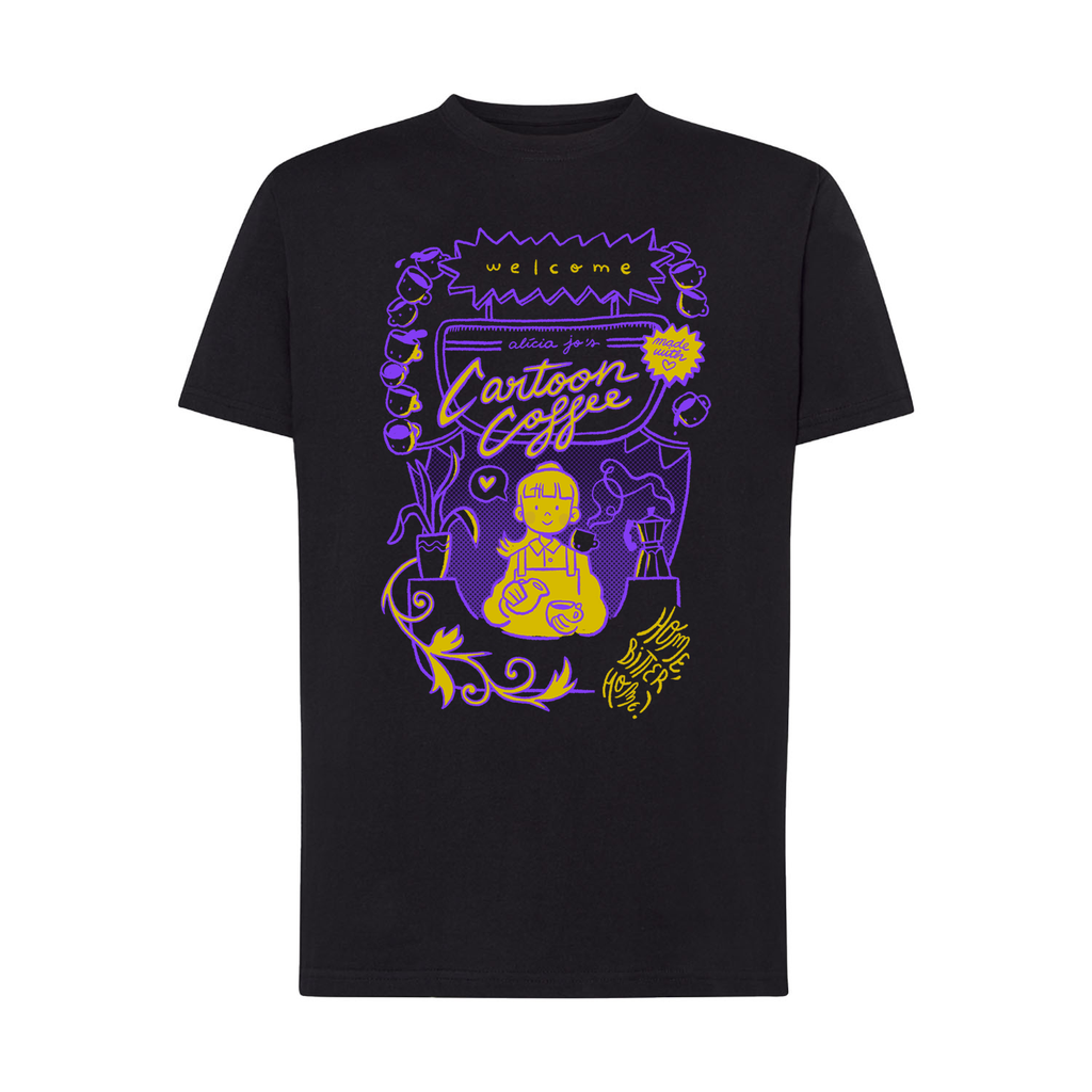 Cartoon Coffee ALICIA JO - Camiseta - KAMI