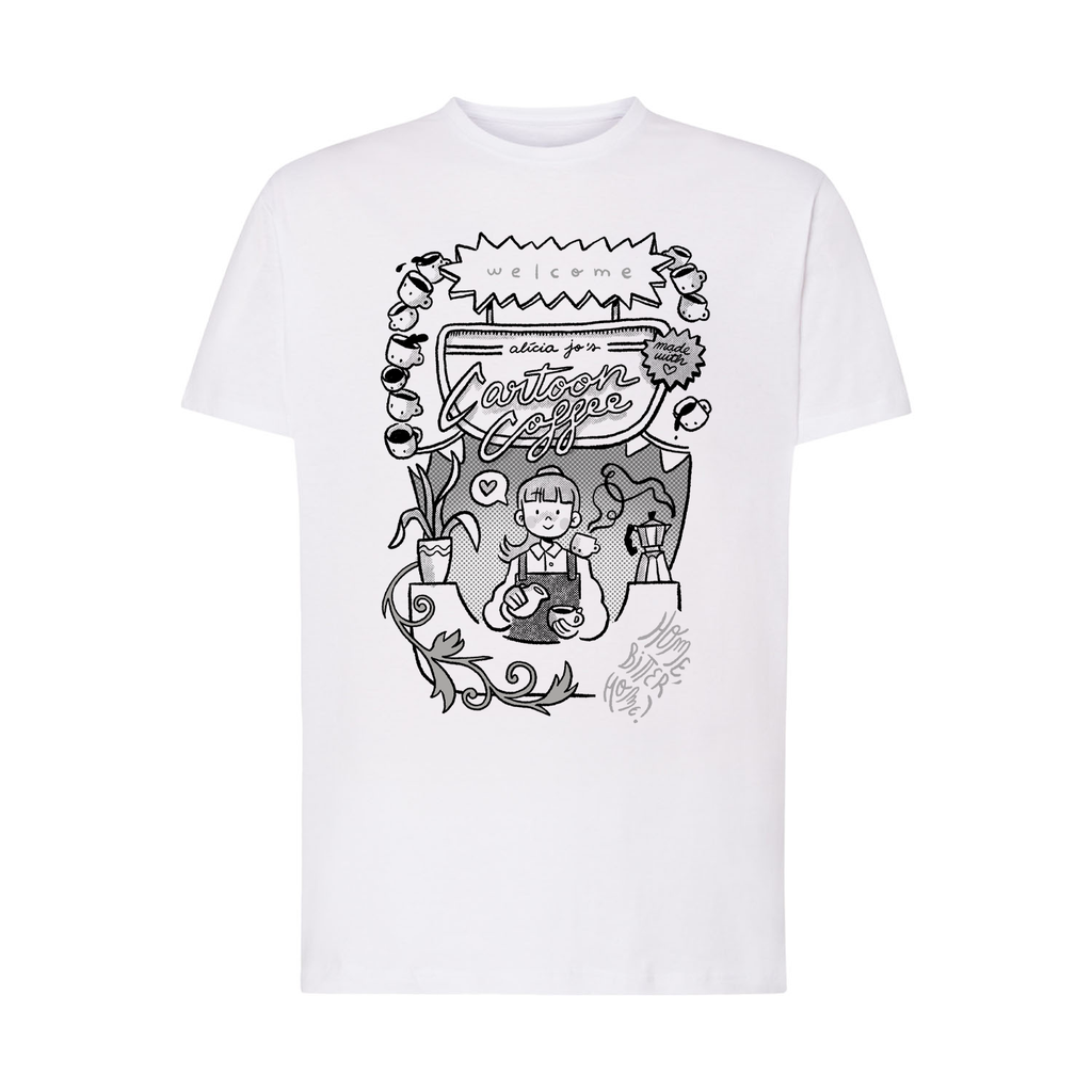 Cartoon Coffee ALICIA JO - Camiseta - KAMI