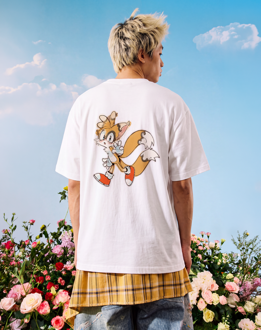 Tails creepyhotpotato - Camiseta