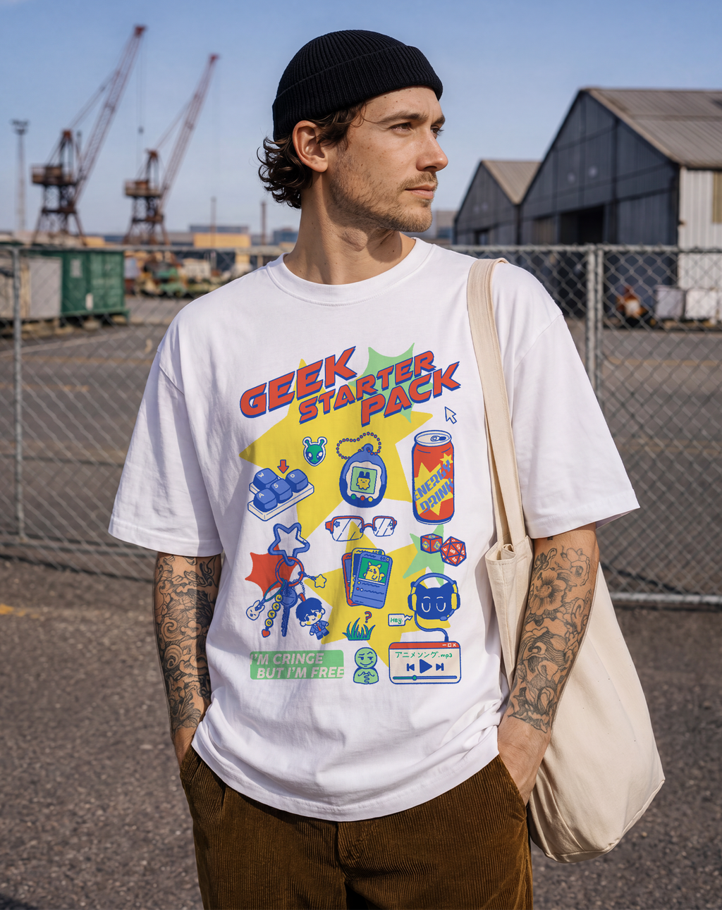 Geek Starter Pack Sirukki Art - Camiseta - KAMI